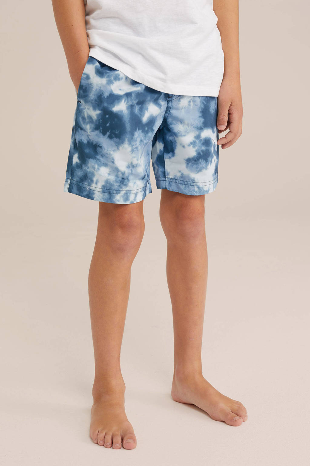 zwemshort lichtblauw/blauw