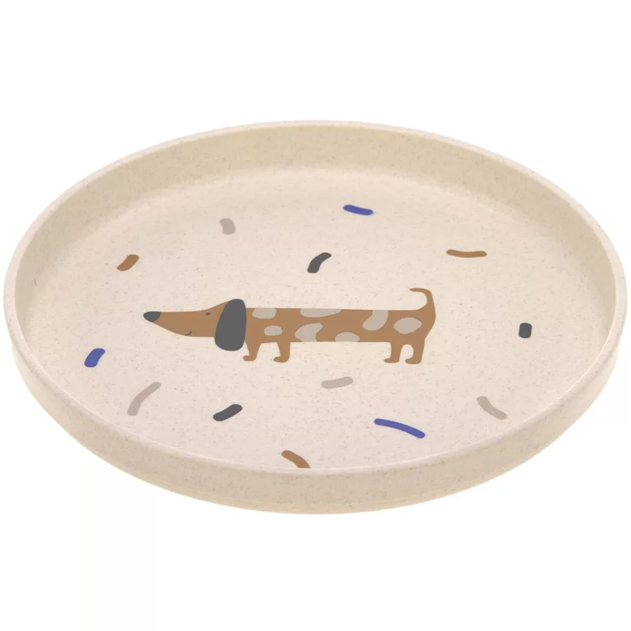 Lässig Kindergeschirrset mit 2 Lätzchen Little Mateys 6er Set blau