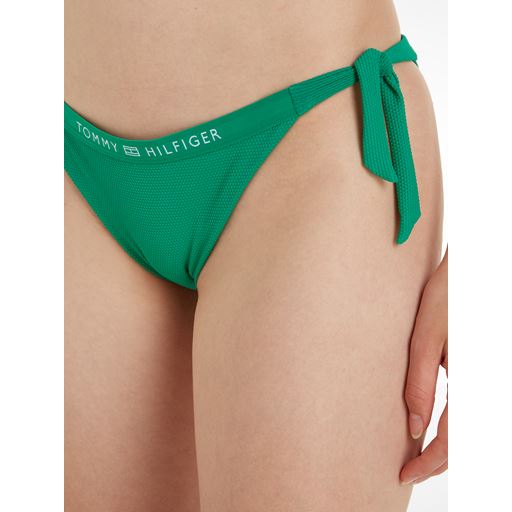 Tommy Hilfiger Side Tie Bikinitrusser, Olympic Green, L