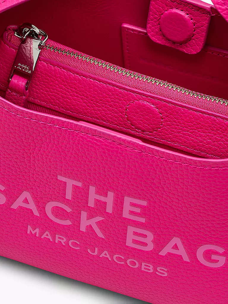 MARC JACOBS Ledertasche - Henkeltasche THE MINI SACK  pink