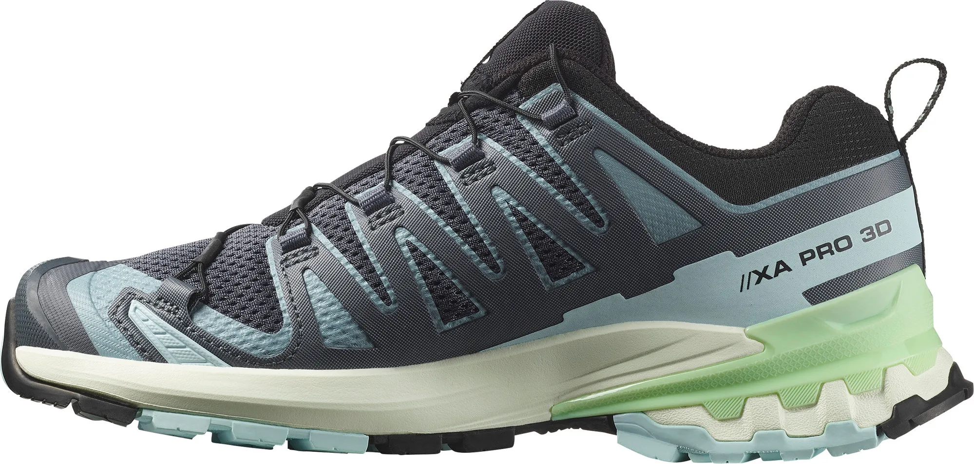 Salomon Women's XA Pro 3D V9 Turbulence/iced Aqua/patina Green
