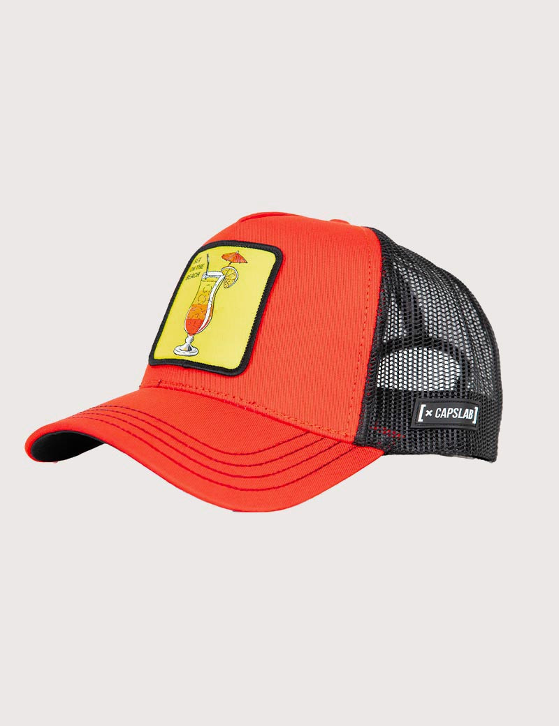 CAPSLAB CASQUETTE TRUCKER LOGO SEX ON THE BEACH