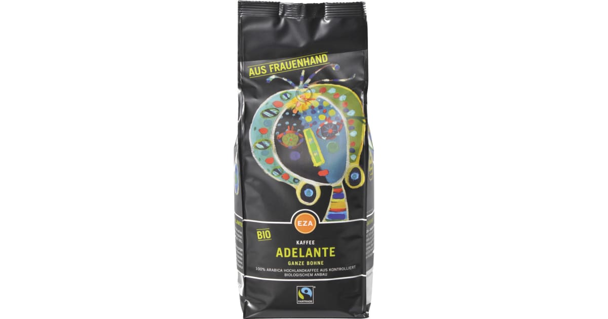 EZA Bio Kaffee Adelante Ganze Bohne