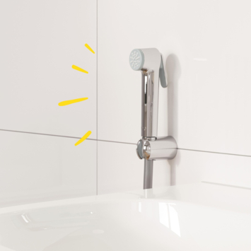 Grohe douchekop Quickfix Vitalio Trigger Spray handdouche 1 stand ø 3.6 cm chroom