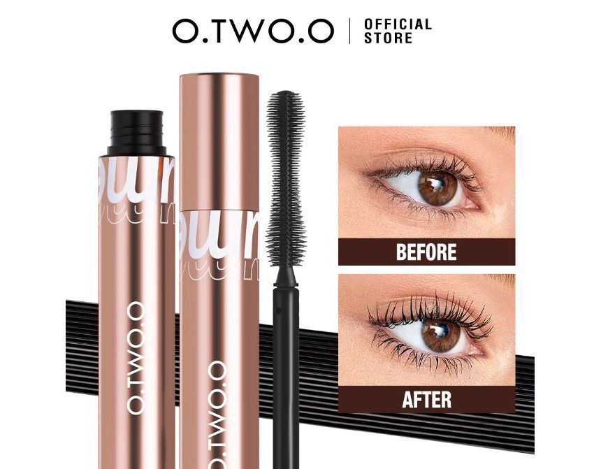 O.TWO.O - Super Stay Long Lasting Waterproof Zwarte Mascara