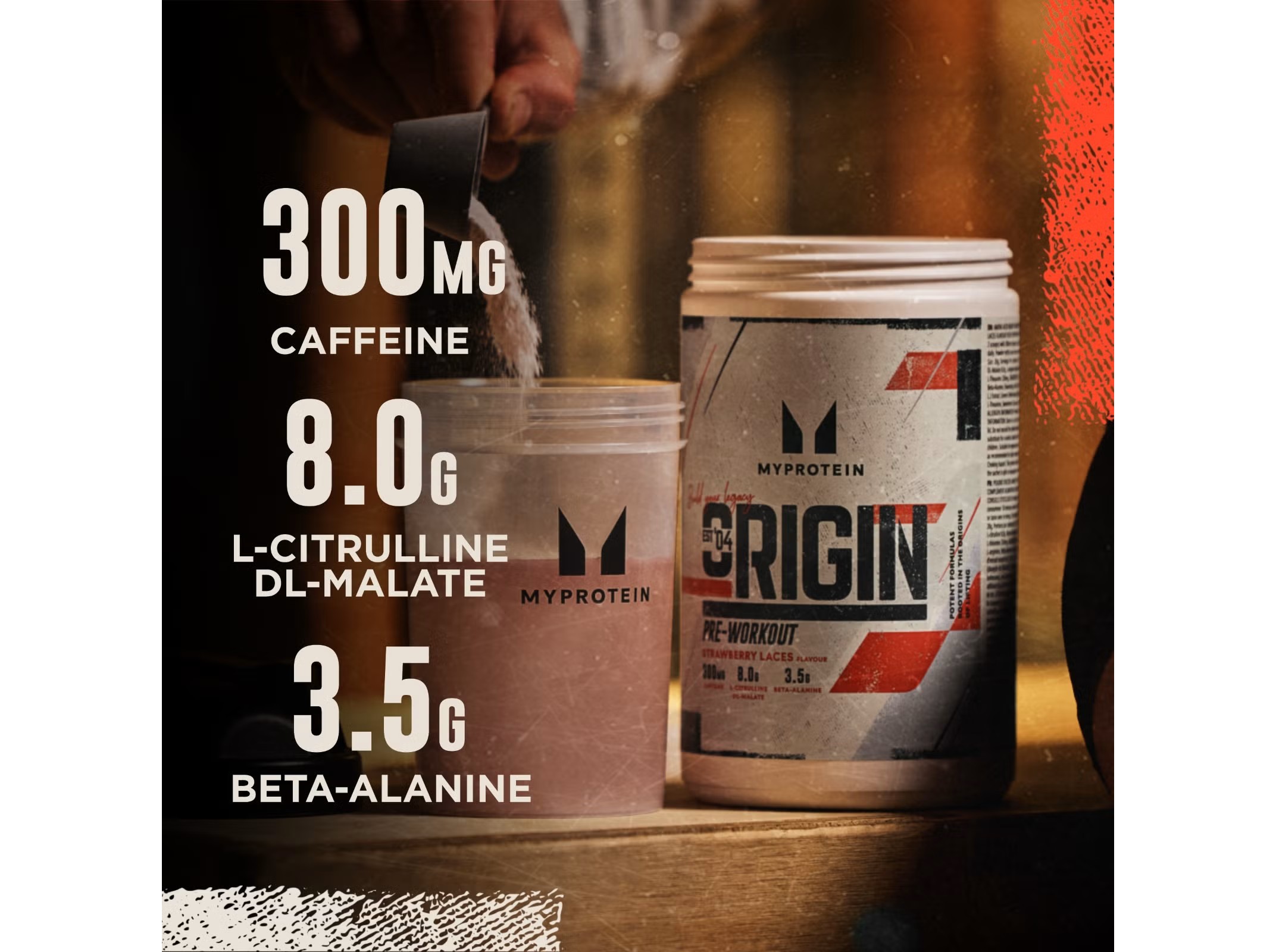 PRÉ-TREINO MYPROTEIN ORIGIN LAR/ MAN 600G