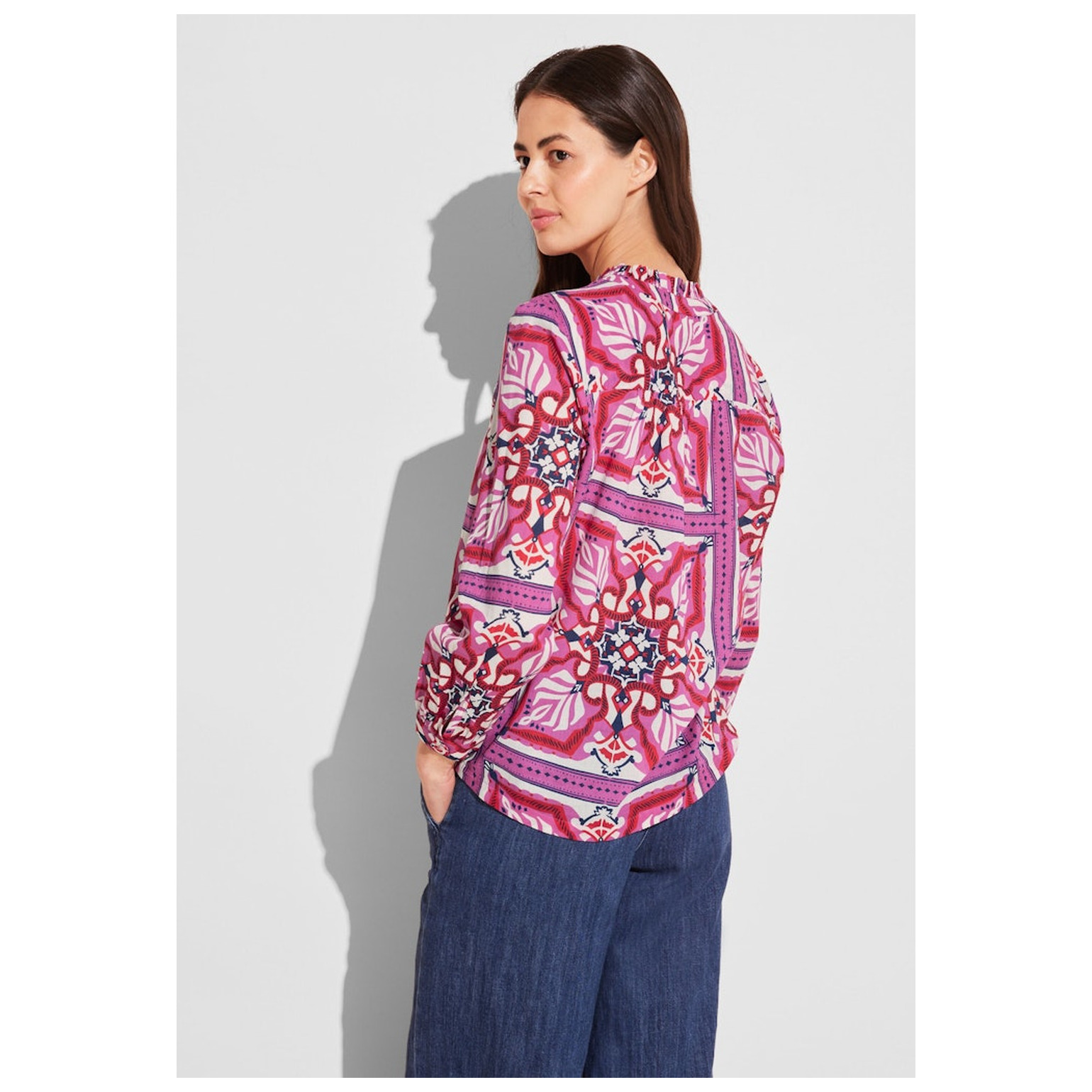 Street One LTD QR Printed tunic blouse wi