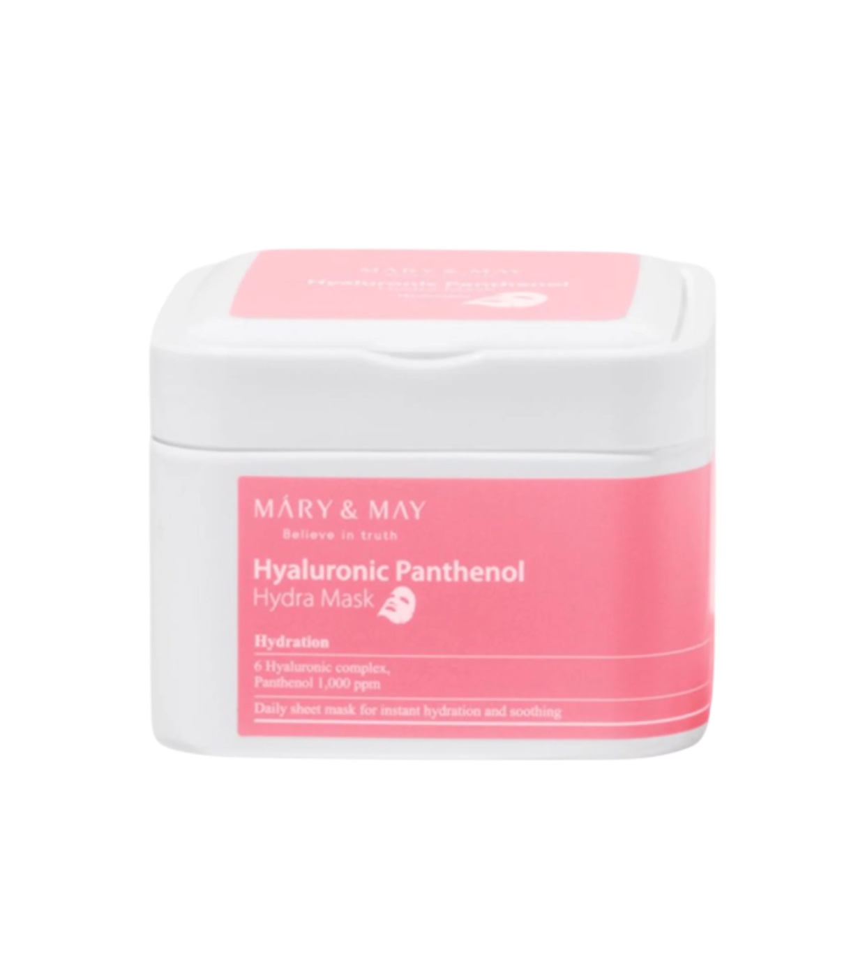 Mary & May - Máscara Hidratante Hyaluronic Panthenol