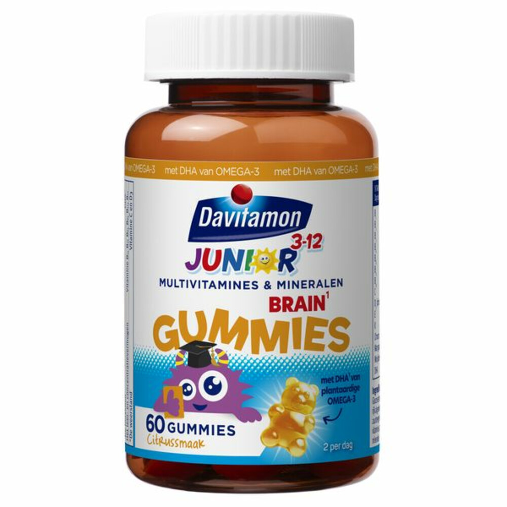 Davitamon Davitamon Junior Brain Multivitamines Citrus60 gummies