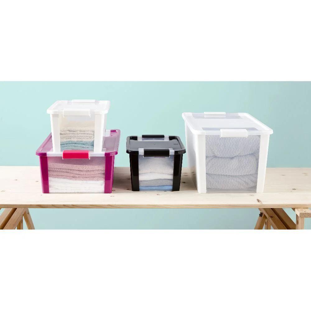 Boîte de rangement 11 L noir