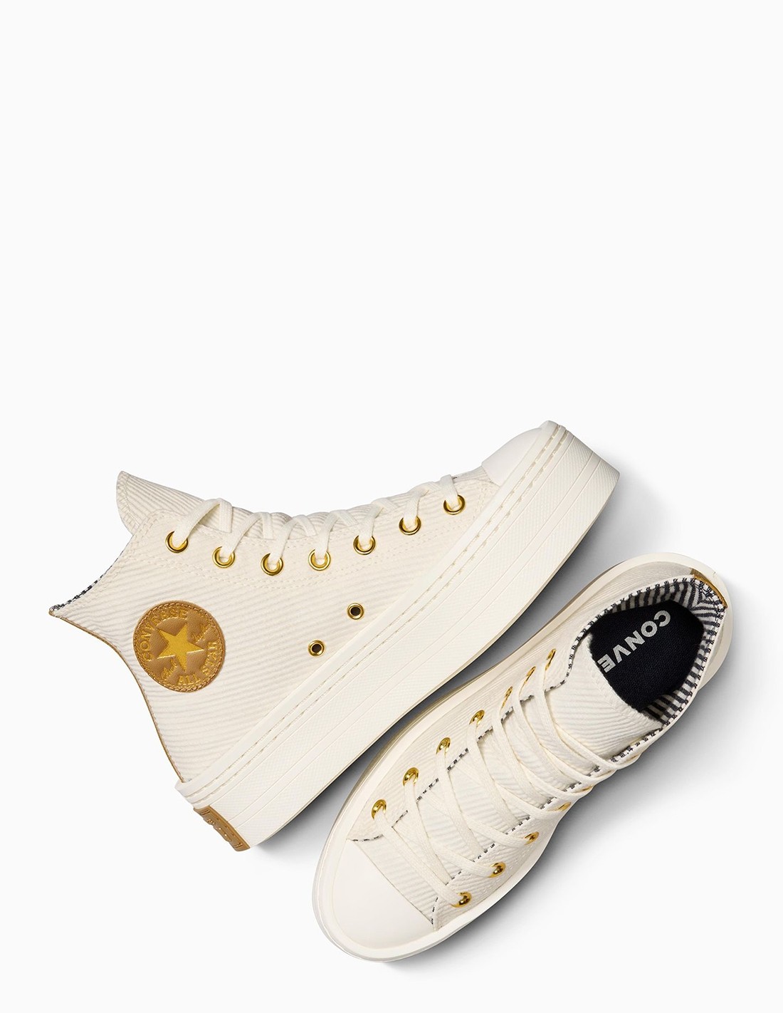 converse Sneakers Femme Montante Ctas Modern Lift Hi Egret