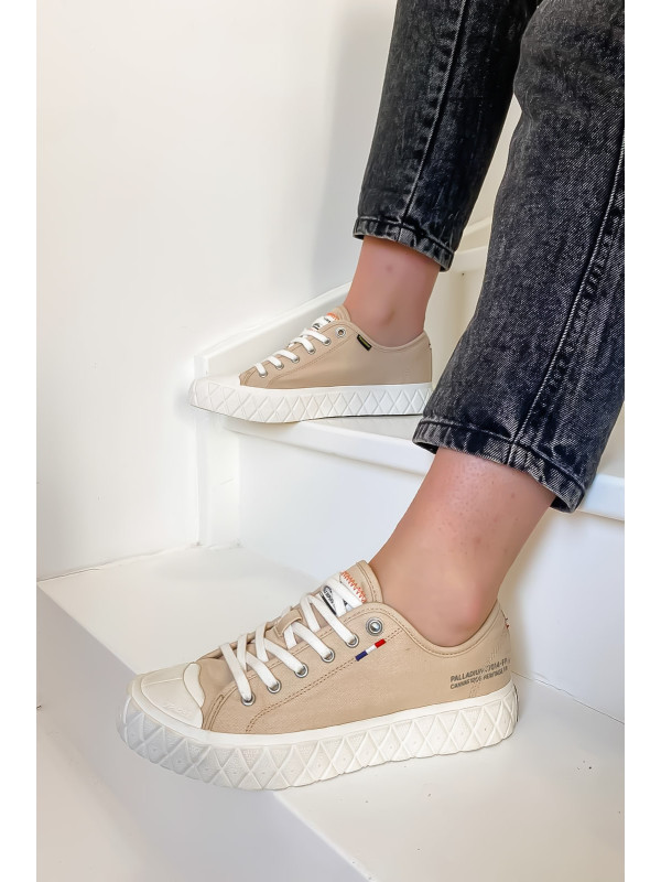 PALLA ACE CANVAS Nude Light - Palladium