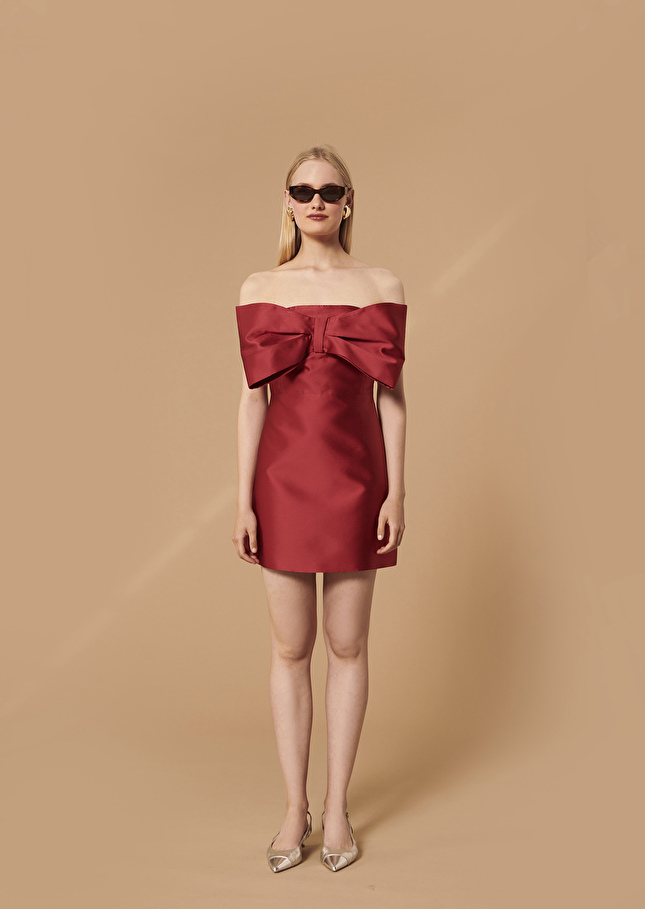 Robe Richesserouge en satin