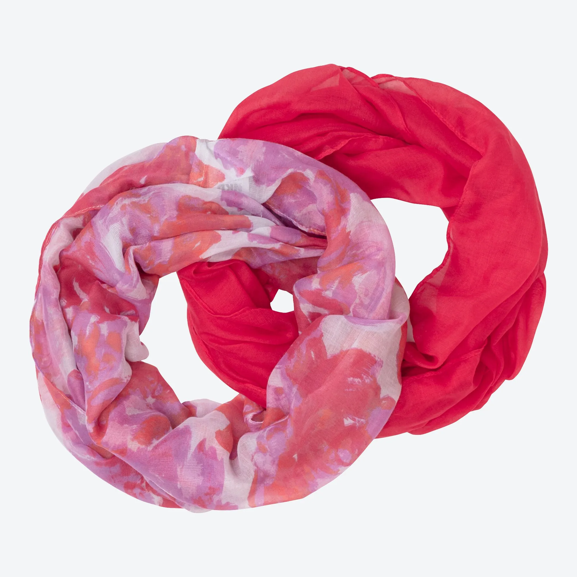 Damen-Loop-Schal, 2er-Pack, ca. 180x50cm