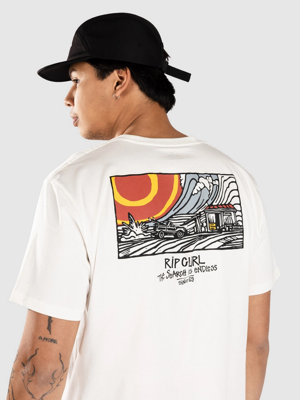 Rip Curl Keep On Trucking T-Shirt bone