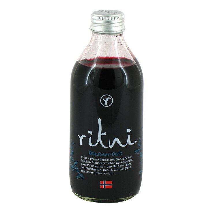 Ritni Blaubeer-Saft, 260 ml