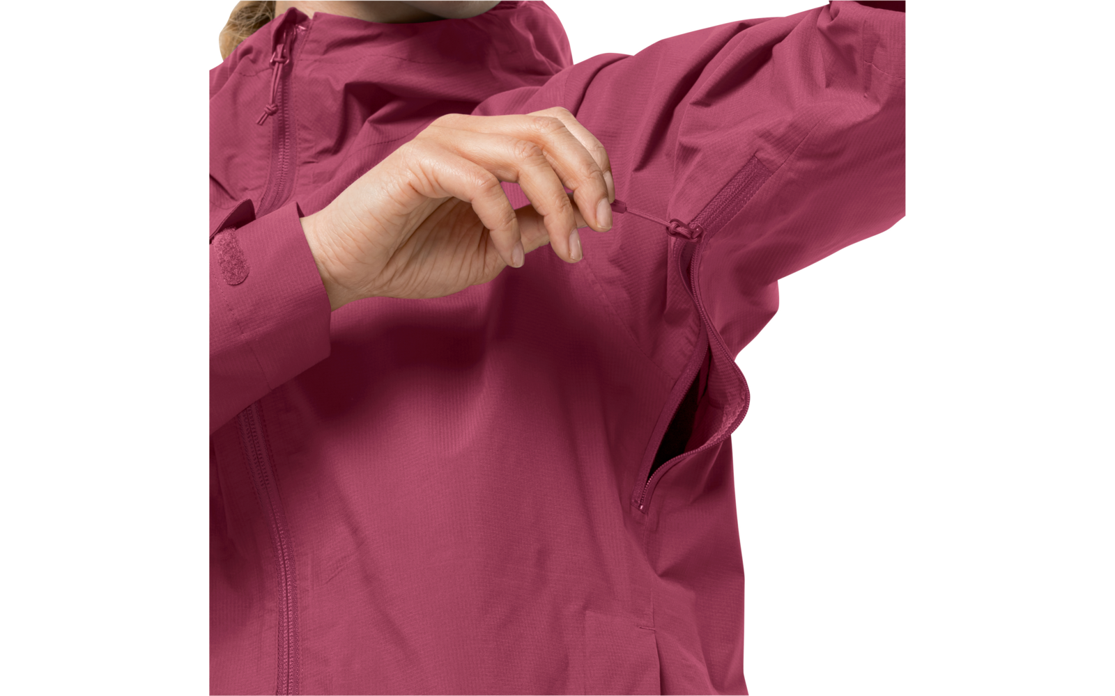 Jack Wolfskin Elsberg 2.5l Jkt Damen Regenjacke sangria red
