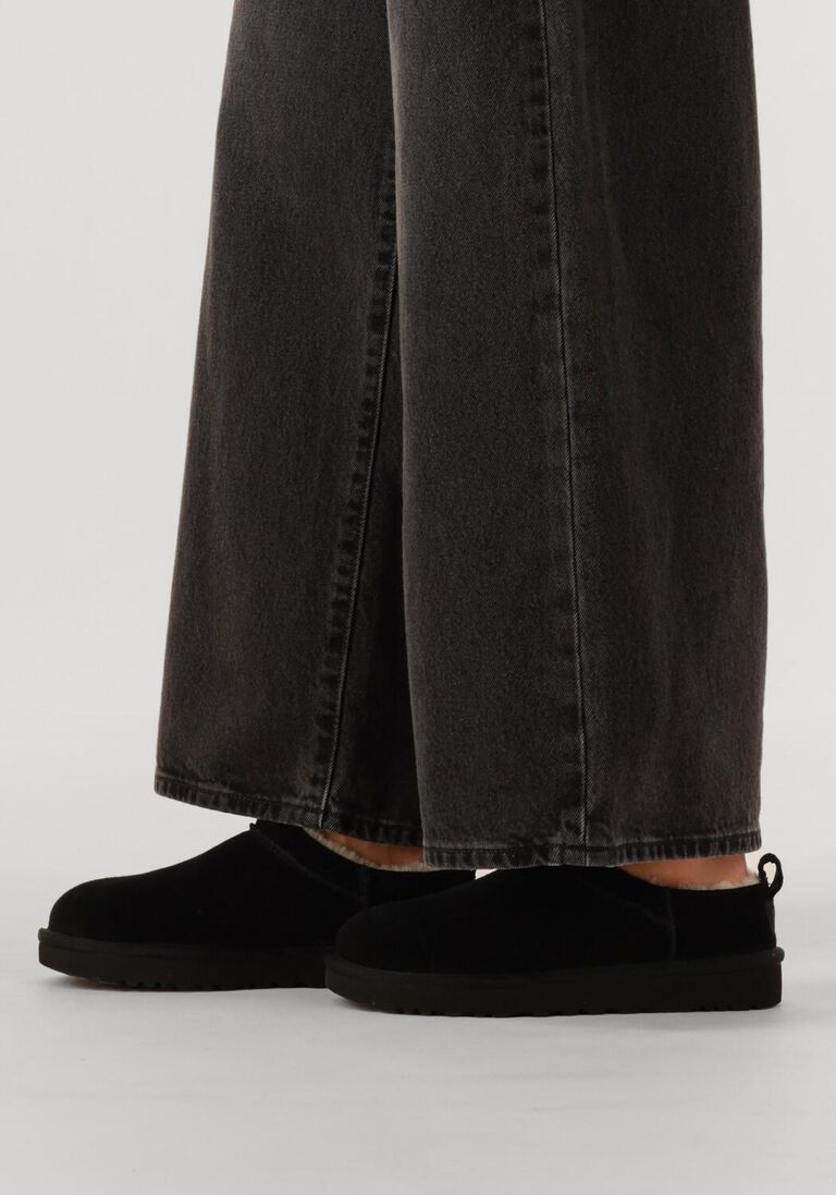 zwarte ugg instappers w classic micro