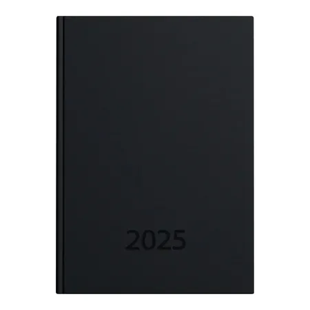 Idena Taschenkalender 2025 – A7, FSC® Mix, schwarz