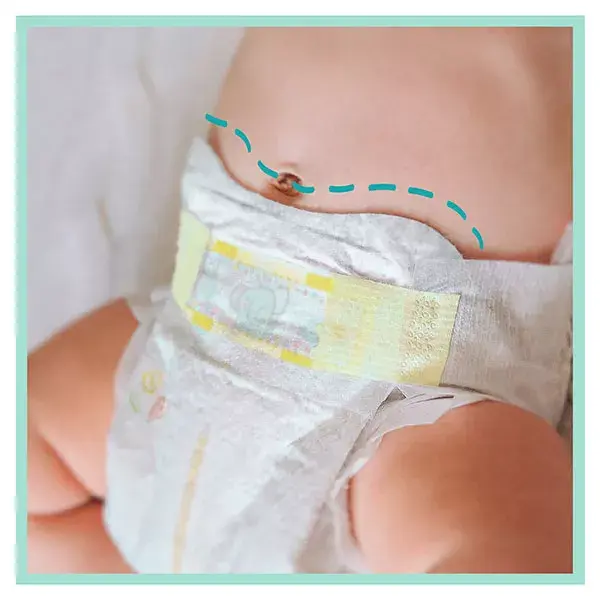 Fraldas Pampers Premium Protection Tamanho 1, pacote com 22 unidades