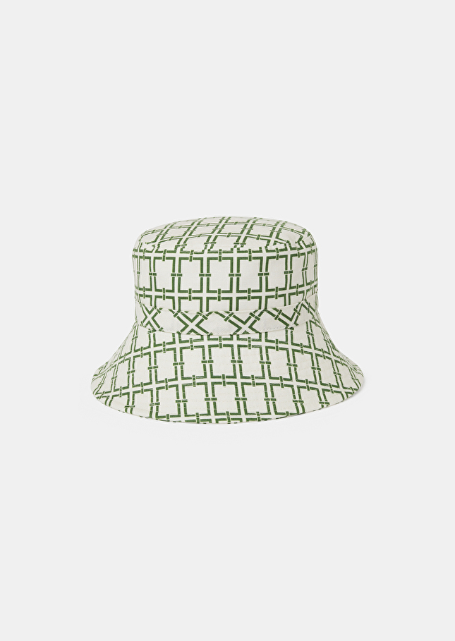 Bob Chloeécru à motif graphique vert