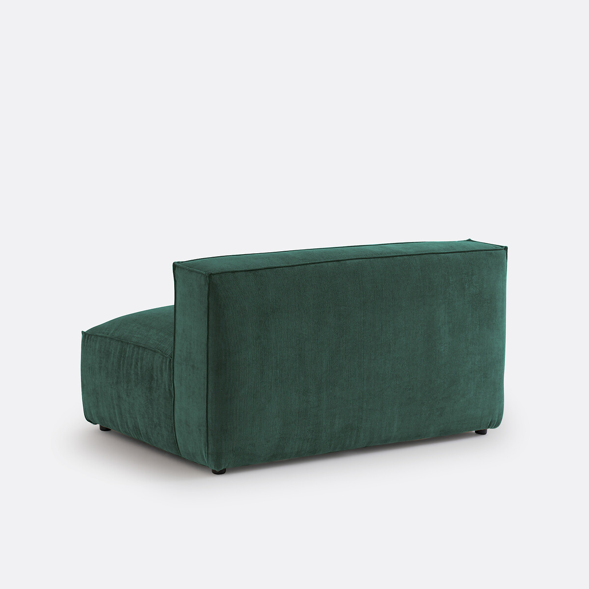 LA REDOUTE INTERIEURS<br>Sofá modular de 2 lugares em veludo canelado, Seven