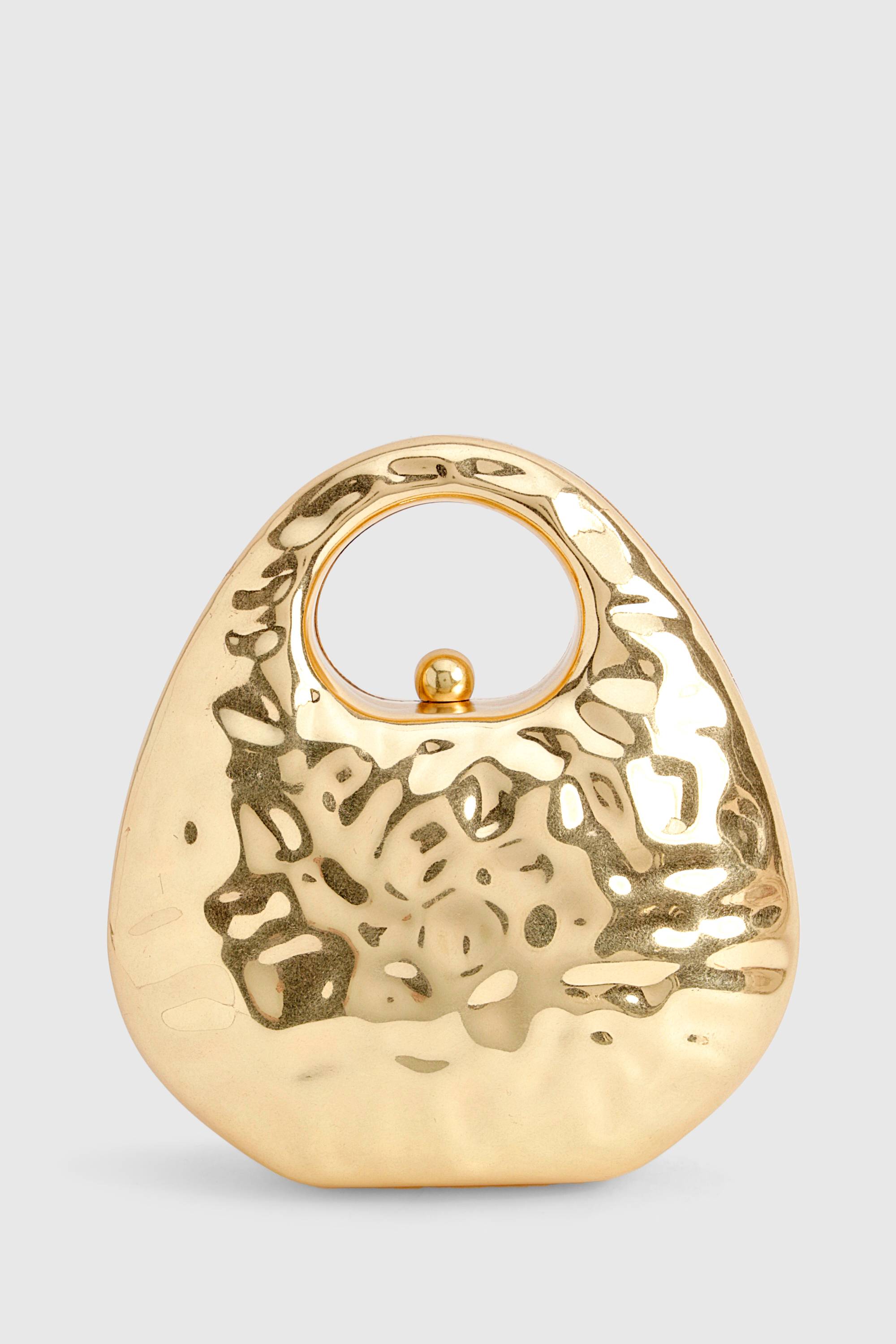 boohoo Hammered Gold Grab Bag
