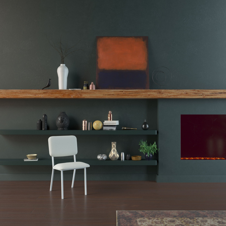 Studio HENK Co stoel met wit frame Kvadrat Hallingdal 65 - 110