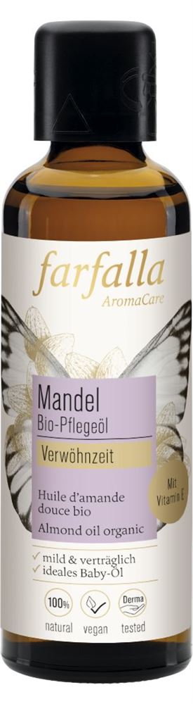 Farfalla Bio-Pflegeöl<br>75 ml, Lösung zur Anwendung auf der Haut, Mandel