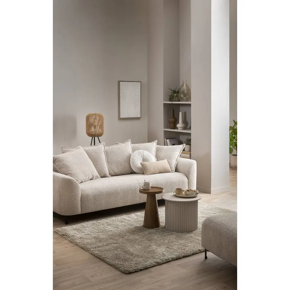 Bank Elsa 3-zits - stof Anthology - beige
