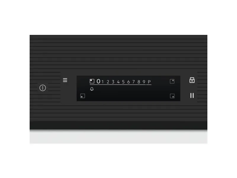 Electrolux EIV654 - Induktions kogeplade - 4 plader - Niche - bredde: 56 cm - dybde: 49 cm - med kantet front - sort