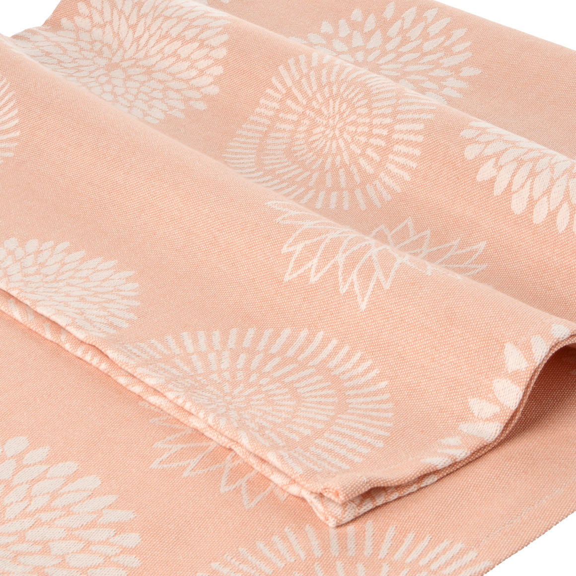 My Home Tischdecke mit Blumen-Muster hellorange