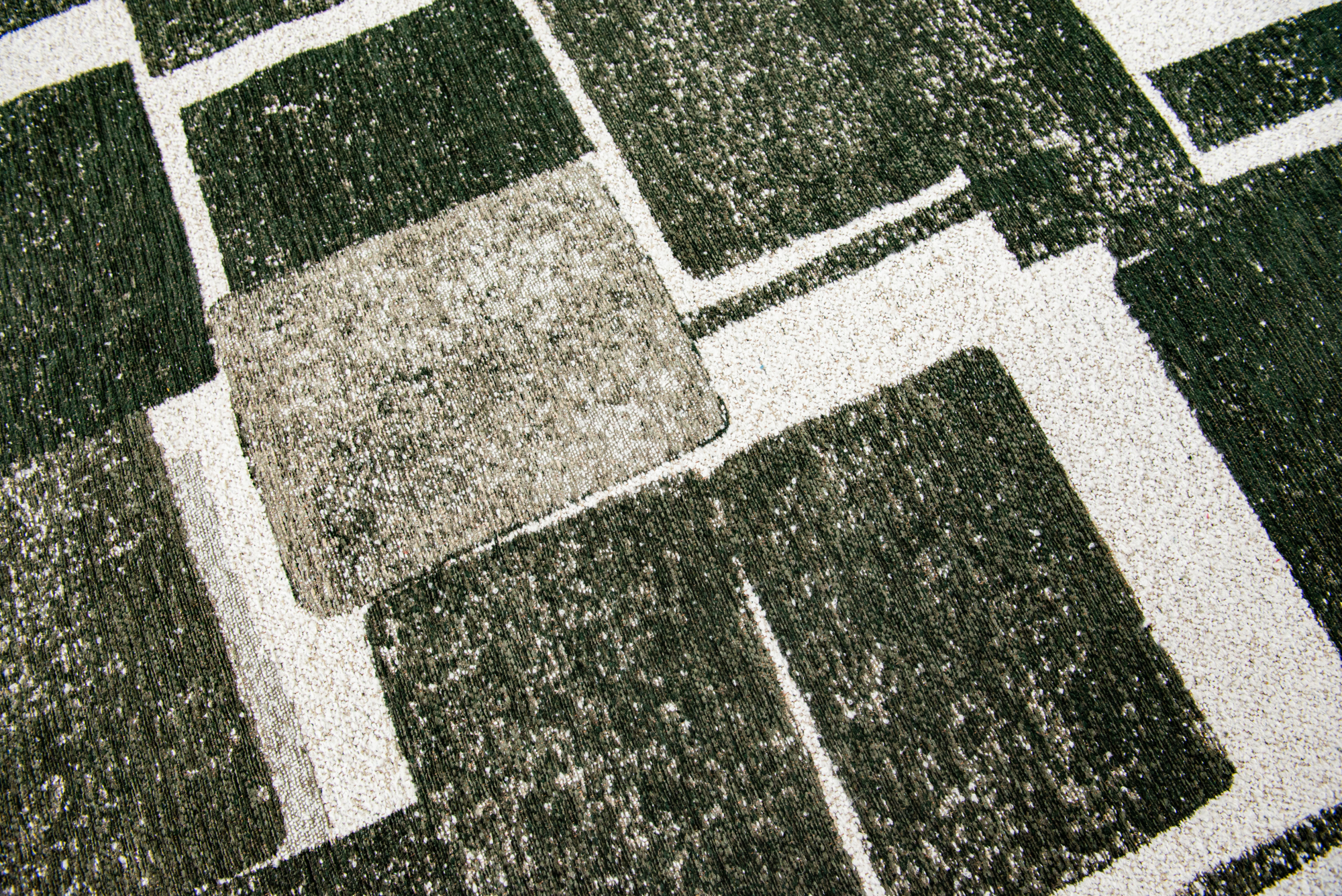 Ecorugs vloerkleed Lucia groen ∅ 240 cm