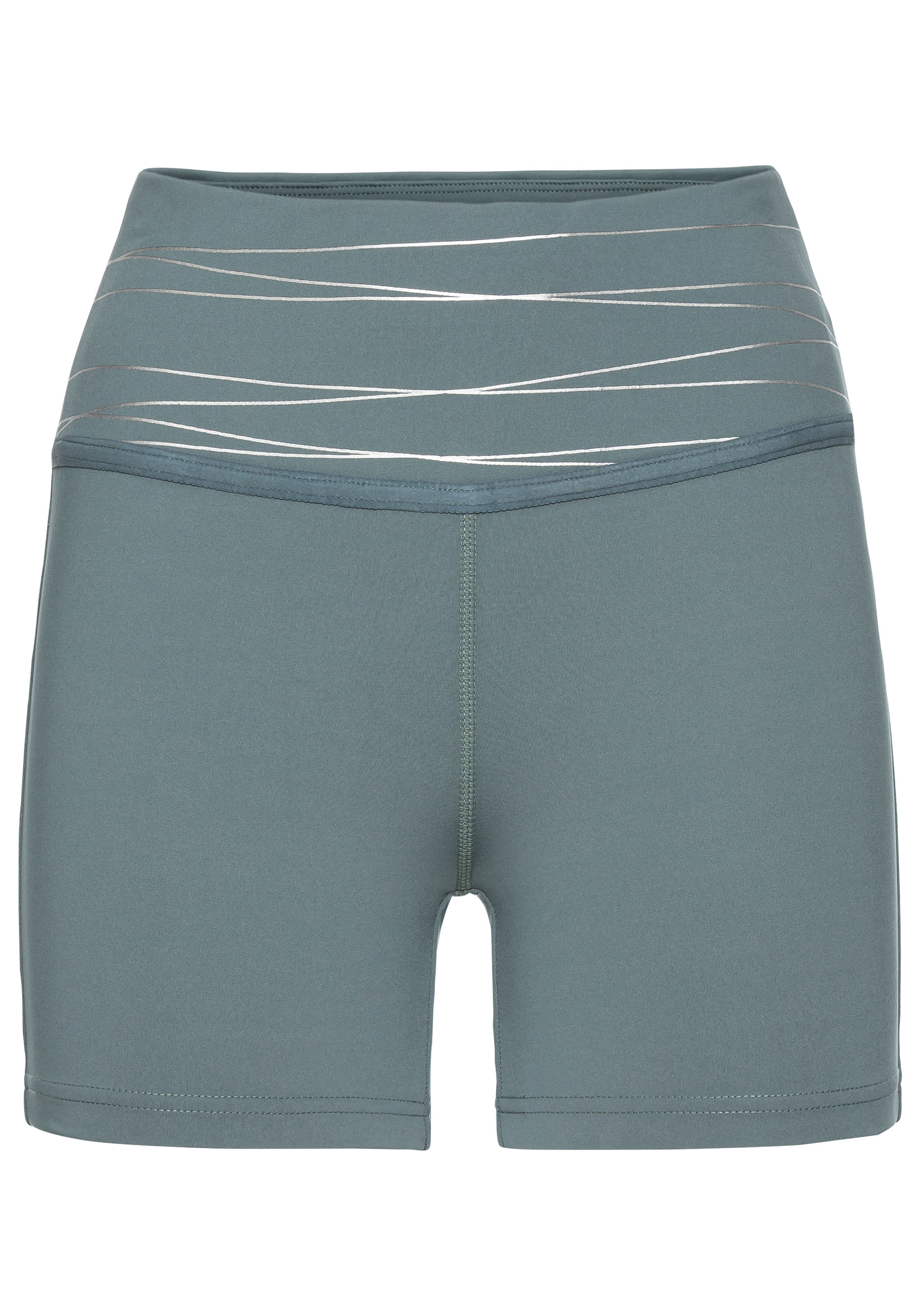 Vivance active Shorts  Sportshorts mit breiten Bündchen und Druck