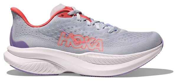 Chaussures Running Hoka Mach 6 Bleu/Rose Femme