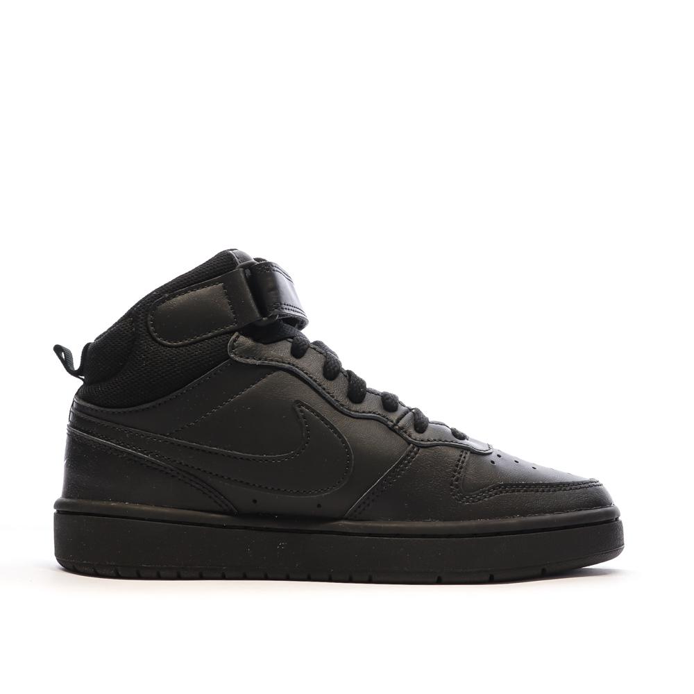 Nike Baskets Noir Mixte Nike Court Borough Mid 2
