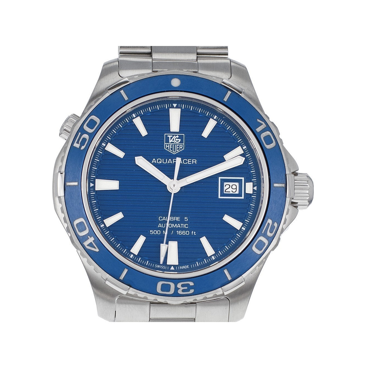 Montre d'occasion Tag Heuer Aquaracer homme automatique acier