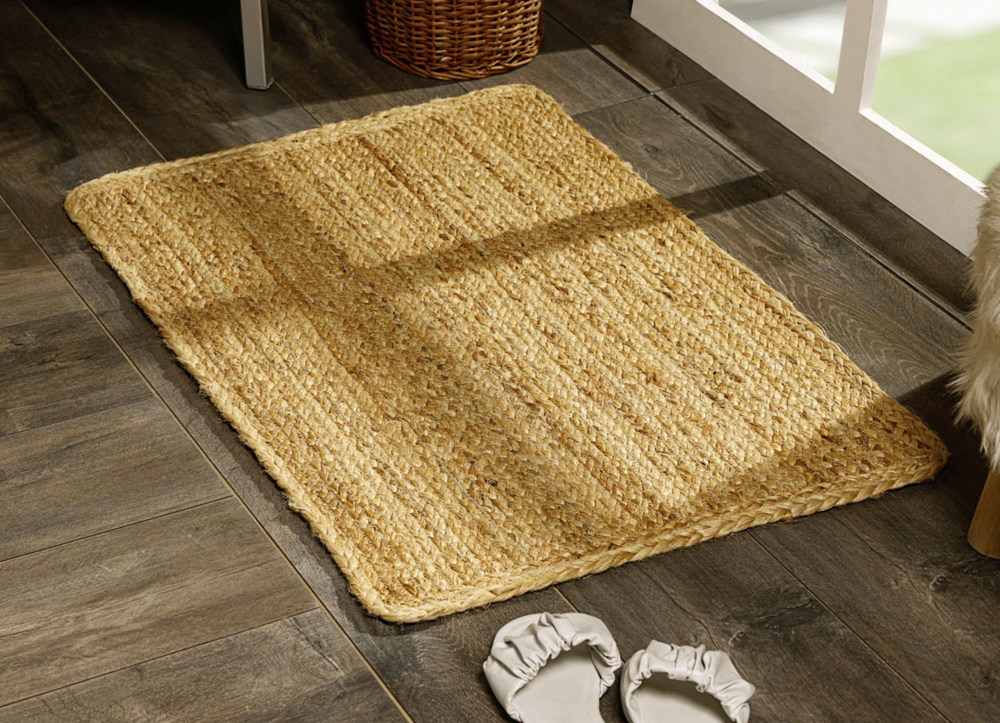 Teppiche und Brücken aus Jute