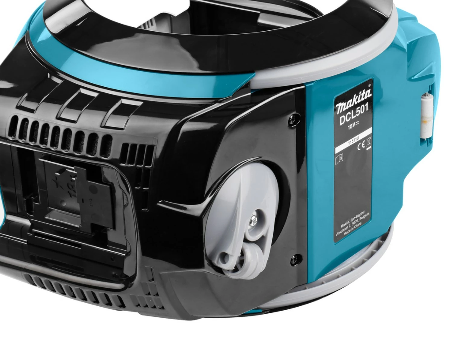 Makita DCL501Z 18V Li-Ion accu Cycloonstofzuiger body - 335 x 189 x 252mm