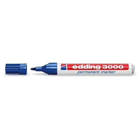edding 3000 Permanentmarker, 1.5-3mm, blau