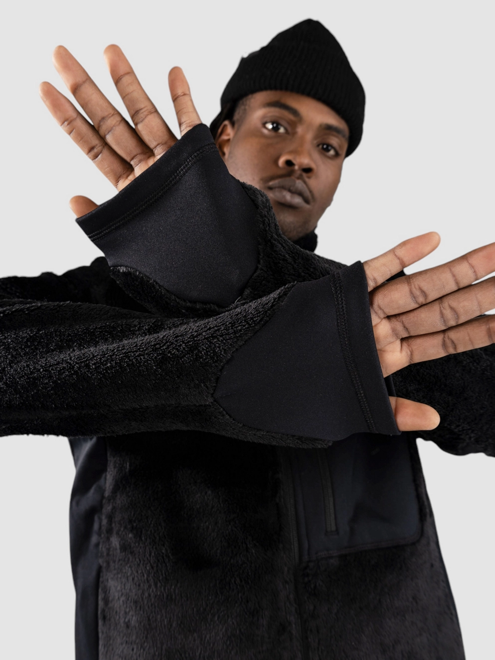 Mountain Hardwear Polartec High Loft Zip Hoodie black