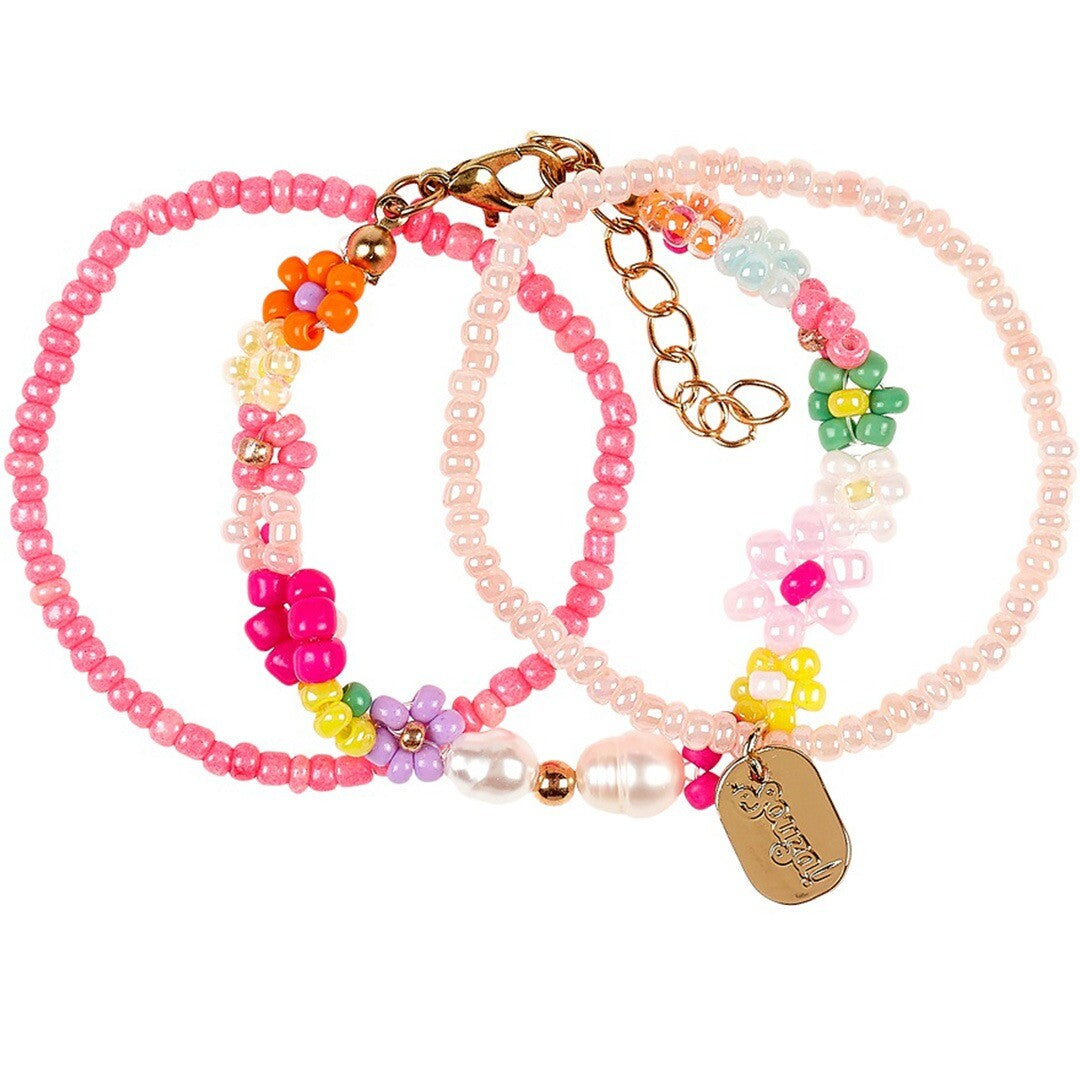 Souza for kids armbanden loiz - roze - 3st