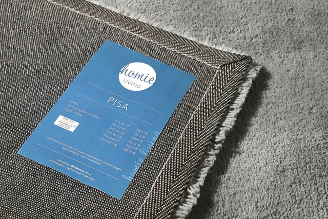 Homie Living Teppich »Pisa« rund 25 mm Höhe Hochflor, Microfaser, uni, weich, Shaggy, Wohnzimmer, Schlafzimmer