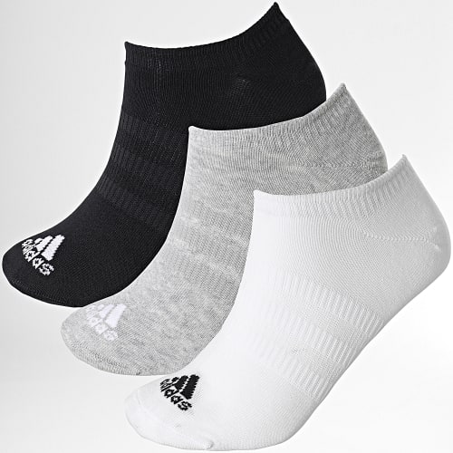 Lot De 3 Paires De Chaussettes IC1328 Noir Blanc Gris Chiné