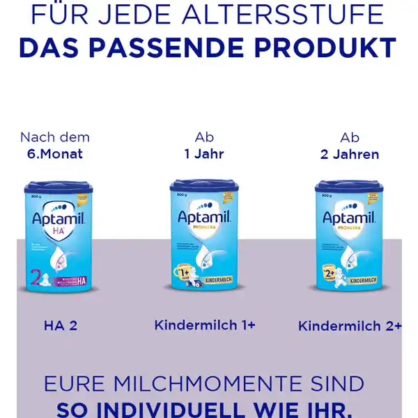 HA 1 hydrolysierte Anfangsnahrung von Geburt an