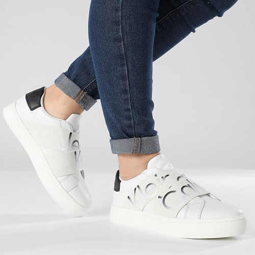 Baskets Femme Classic Cupsole 1443 Bright White Creamy White Black