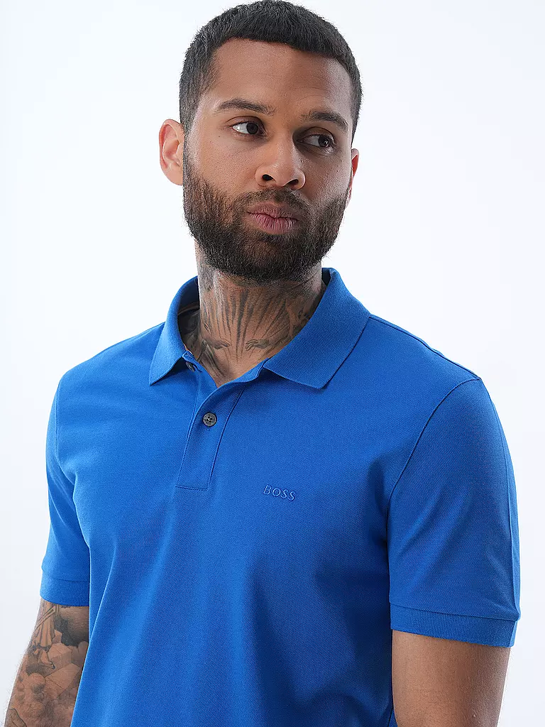 BOSS Poloshirt Regular Fit PALLAS blau