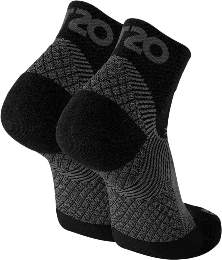 FOOTBALANCE Plantar Fasciitis Crew strømper Sort