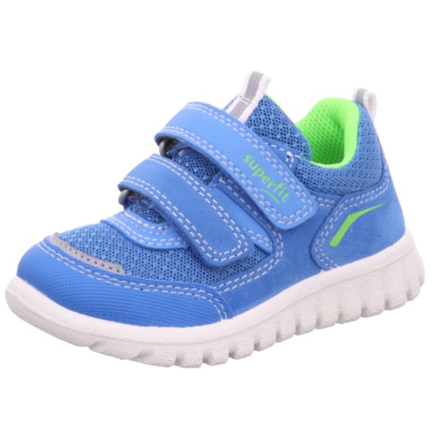 superfit Halbschuh Sport7 Mini hellblau  grün