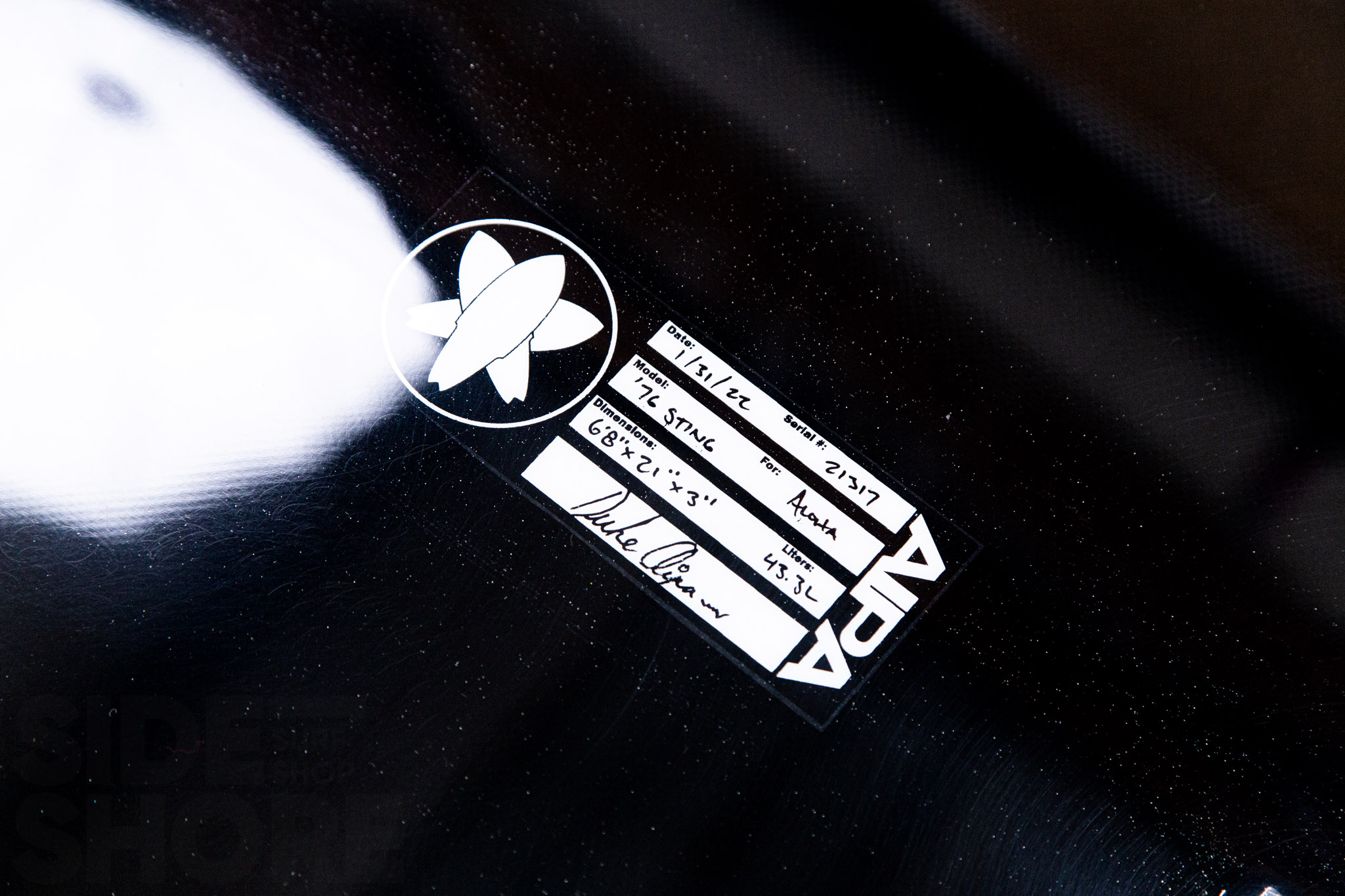 AIPA 76' Sting - Black Tint   Polish - 6'8 x 21